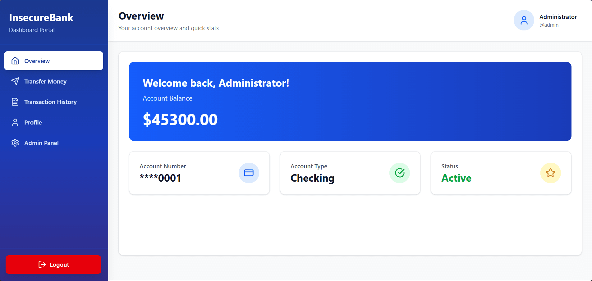InsecureBank – Cybersecurity Training Platform